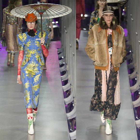 Gucci 2017AW RUNWAY Crystal Leather Bootie Shoe - Picture 8 of 8